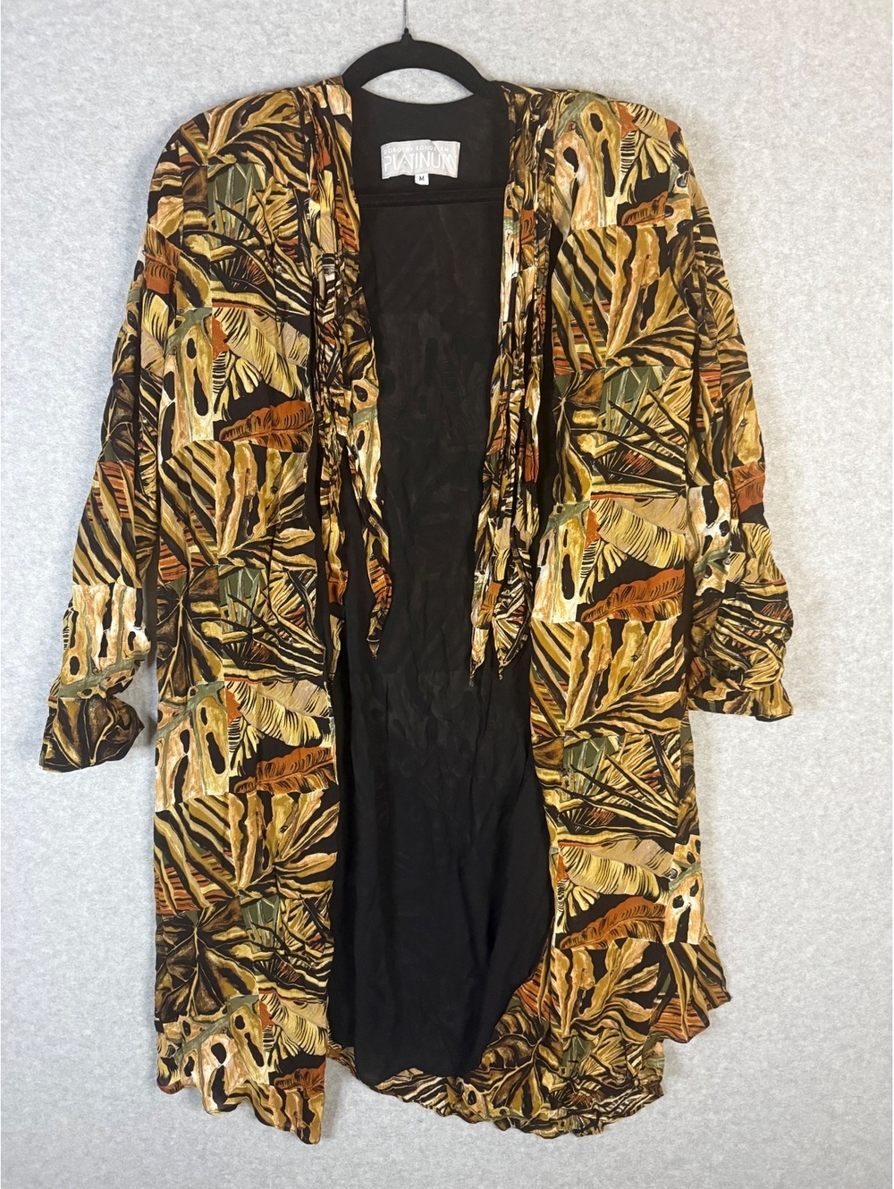 Vintage Dorothy Schoelen Platinum Duster Size Medium